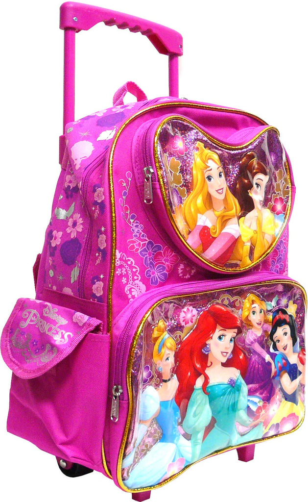Disney Princess 12" Rolling Backpack (Featuring the 6 Princesses), Sunglasses - - backpacks4less.com