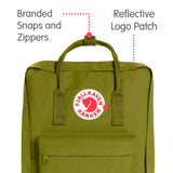 Fjallraven - Kanken Classic Backpack for Everyday, Guacamole - backpacks4less.com