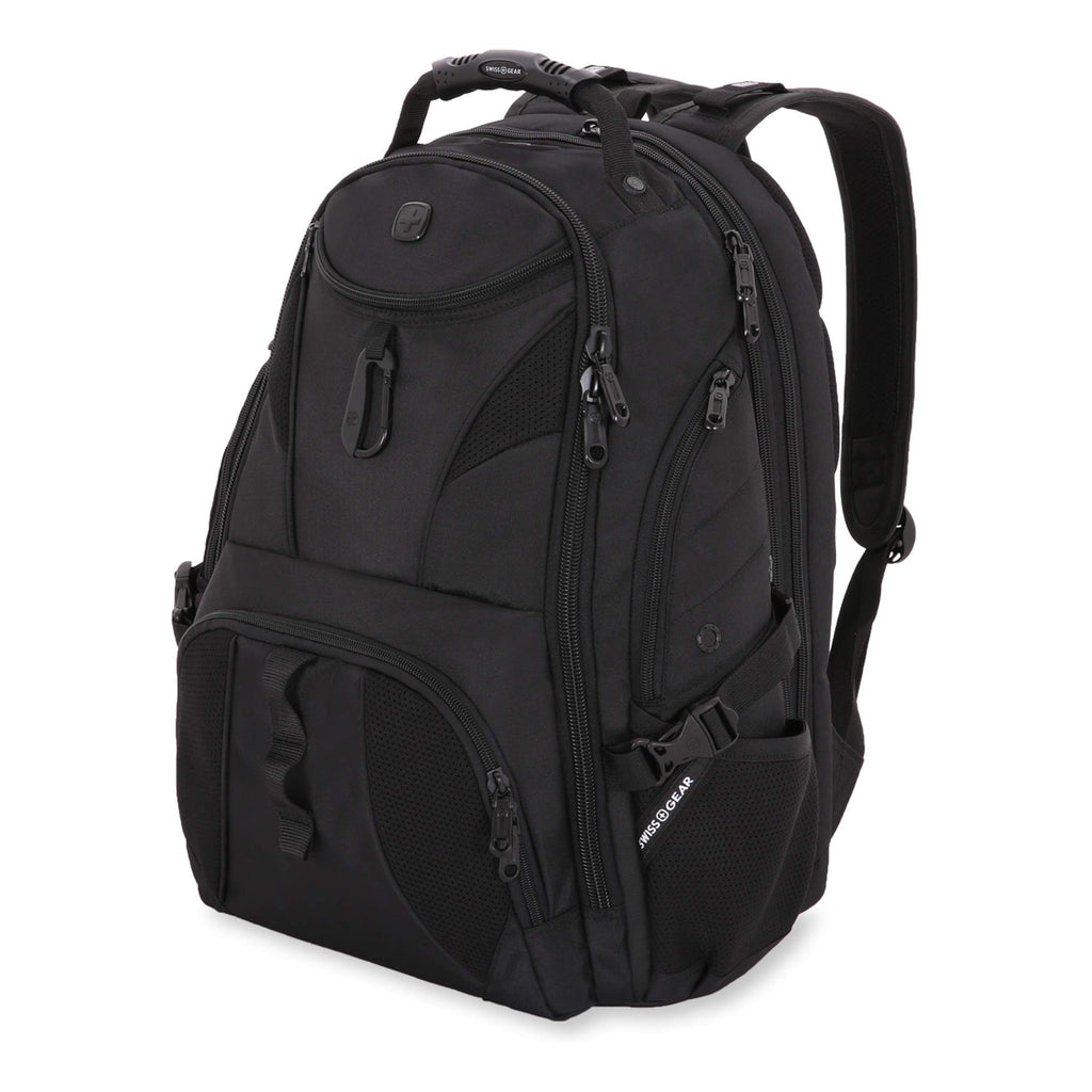 1900 rolling laptop backpack SWISSGEAR Travel Gear 1900 Scansmart TSA Laptop Backpack Black/Black