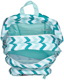 JanSport Big Student Classics Series Backpack - Aqua Dash Zuo Bisou - backpacks4less.com