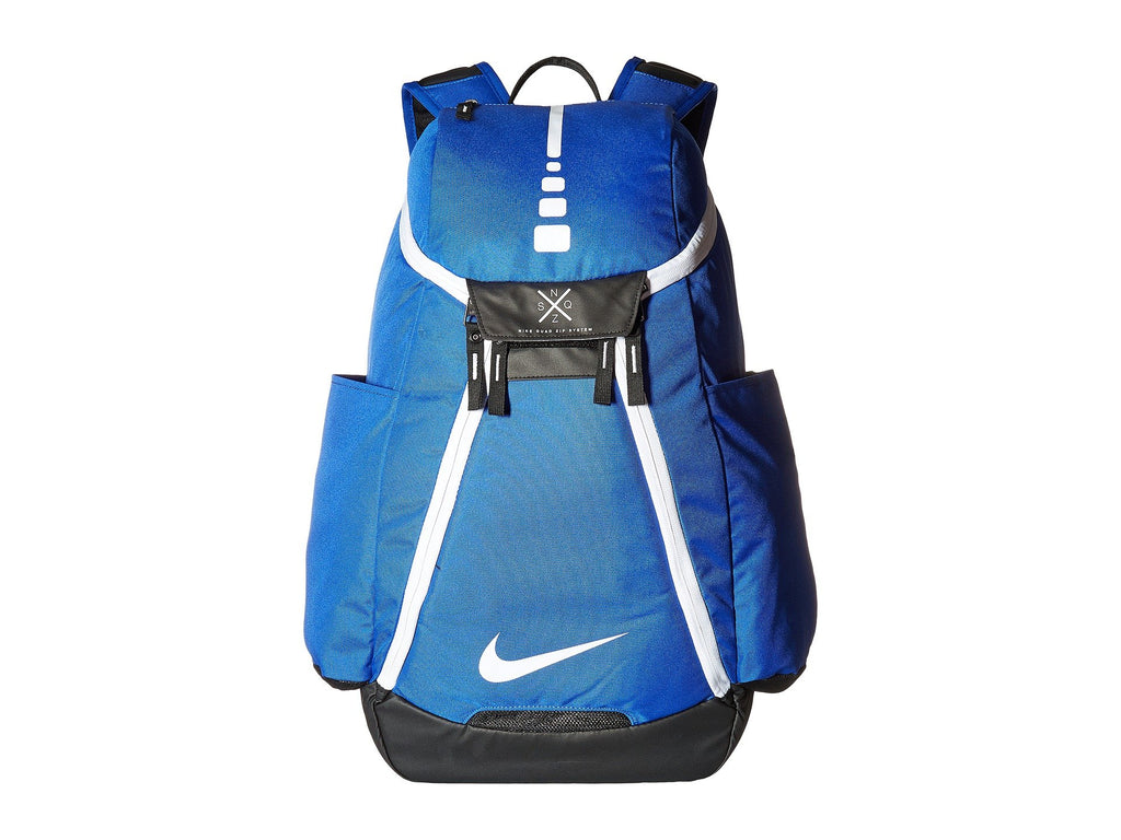 nike air max backpack size Nike Unisex Hoops Elite Max Air 2.0 Basketball Backpack (Game Royal/Black/White, One Size)