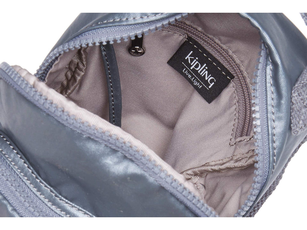 Kipling womens Alber 3-In-1 Convertible Mini Backpack, Steel grey metal, One Size - backpacks4less.com