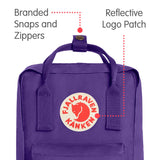 Fjallraven - Kanken Mini Classic Backpack for Everyday, Purple - backpacks4less.com