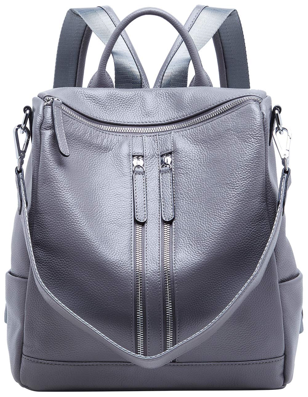 BOYATU Convertible Genuine Leather Backpack Purse for Women Fashion Tr backpacks4less