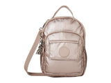 Kipling womens Alber 3-In-1 Convertible Mini Backpack, Metallic Rose, One Size - backpacks4less.com