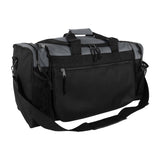 Dalix 20 Inch Sports Duffle Bag with Mesh and Valuables Pockets, Gray