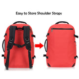 Hynes Eagle Travel Backpack 40L Flight Approved Carry on Backpack, Scarlet 2017 - backpacks4less.com