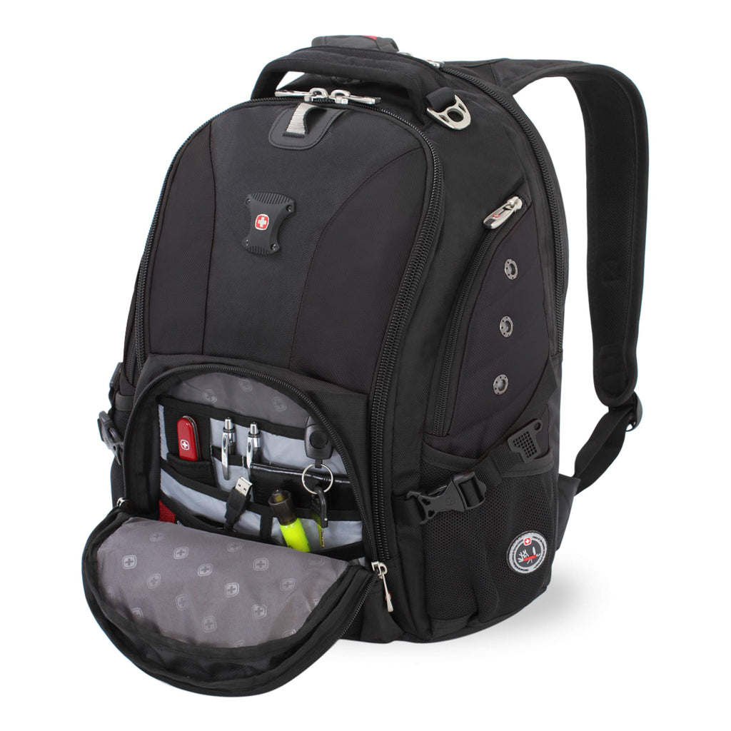 SWISSGEAR 1592 Deluxe Laptop Backpack Work School and Travel - Black/RED SWISSGEAR 1592 Deluxe Laptop Backpack Work School and Travel - Black/RED