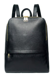 Coolcy Hot Style Women Real Genuine Leather Backpack Fashion Bag (Black) - backpacks4less.com