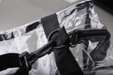 Clear Tote Bag NFL Stadium Approved - 2 PACK - Shoulder Straps and Zippered Top. Perfect Clear Bag for Work, School, Sports Games and Concerts. Meets NFL Tournament Guidelines. (12 x 12 x 6 Inches) - backpacks4less.com