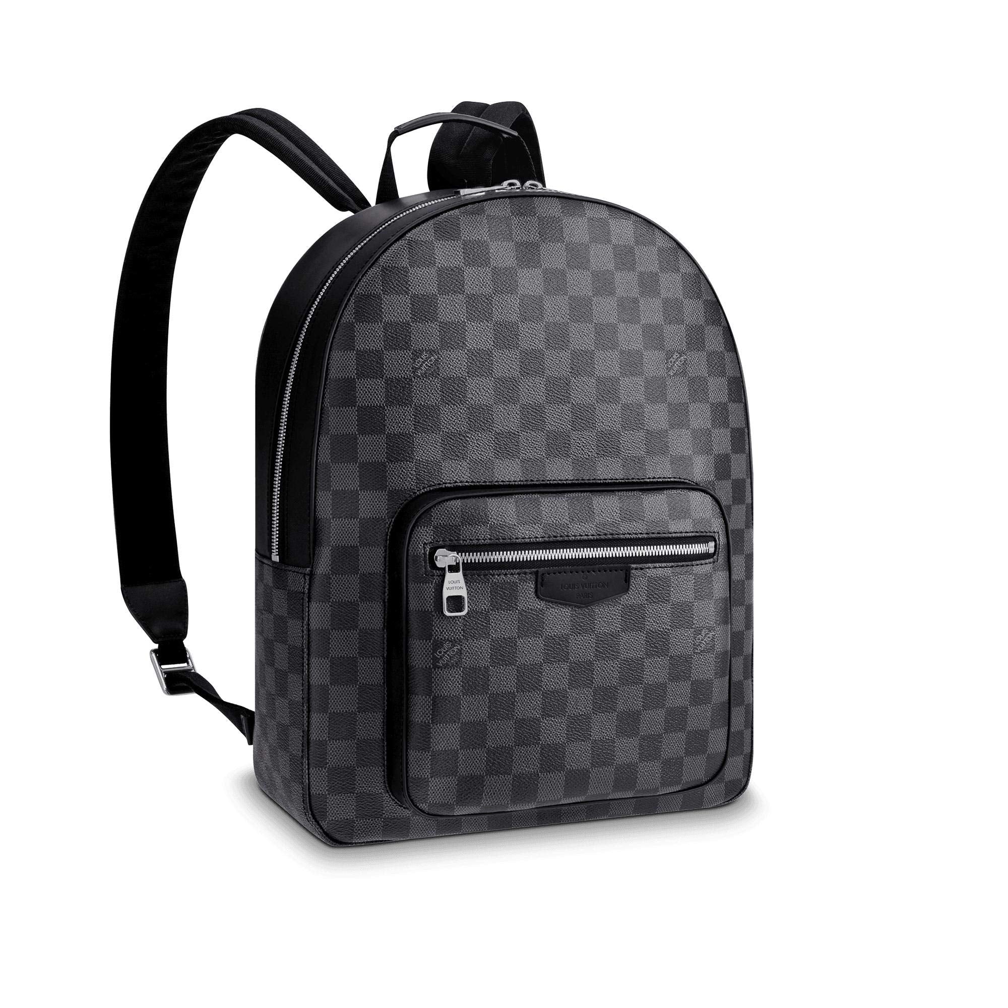 LOUIS VUITTON Josh Damier Graphite Backpack Bag Black- 20% OFF