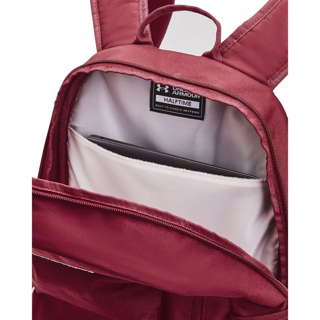 Under Armour Adult Halftime Backpack , League Red (626)/Micro Pink , One Size Fits All