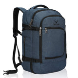 Hynes Eagle Travel Backpack 40L Flight Approved Carry on Backpack, Blue 2018 - backpacks4less.com