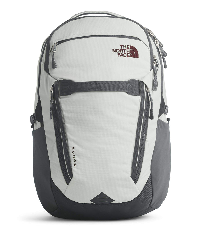 The North Face Women's Surge Backpack, Tin Grey Light Heather/Asphalt Grey - backpacks4less.com