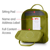 Fjallraven - Kanken Mini Classic Backpack for Everyday, Guacamole - backpacks4less.com