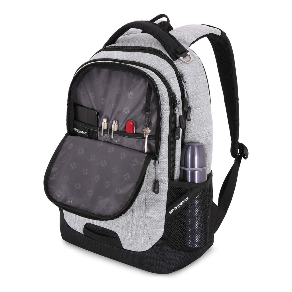 SWISSGEAR 5505 Laptop Backpack (Light Gray Heather) –