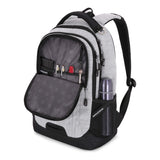 SWISSGEAR 5505 Laptop Backpack (Light Gray Heather) - backpacks4less.com