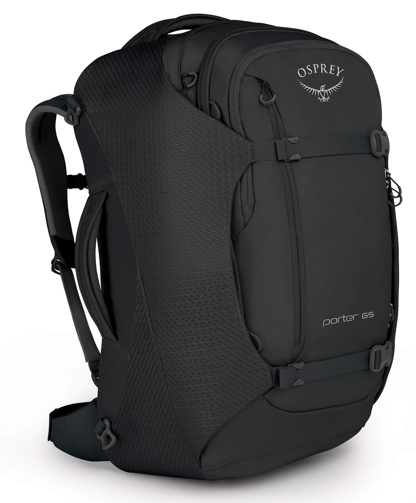 Osprey Packs Packs Porter 65 Travel Backpack, Black, One Size, Black, One Size - backpacks4less.com