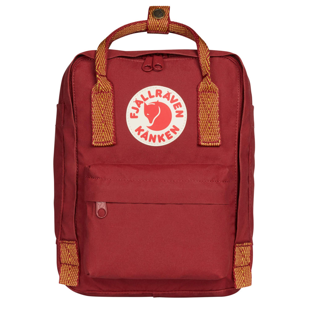 Fjallraven - Kanken Mini Classic Backpack for Everyday, Ox Red/Goose Eye - backpacks4less.com