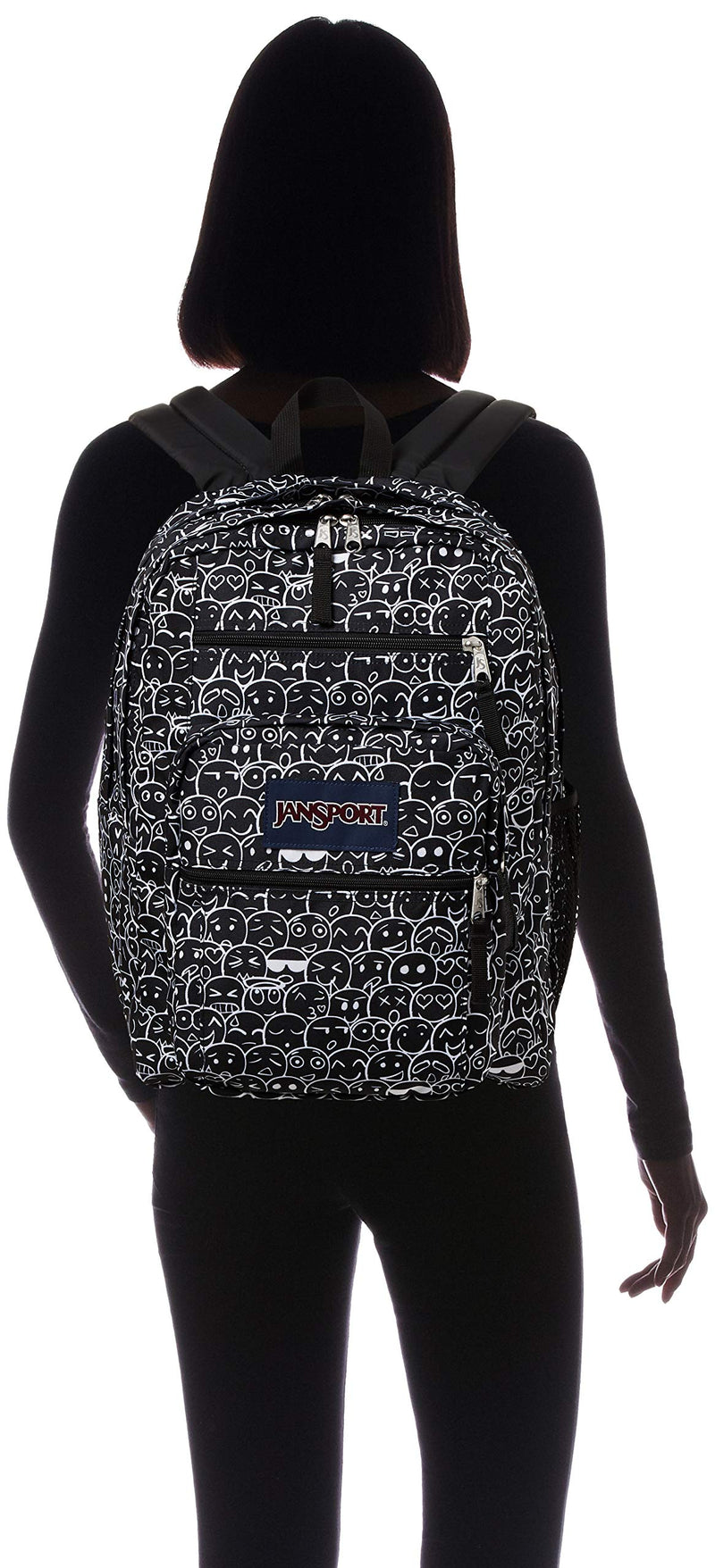 JanSport JS00TDN749J Big Student Backpack (Emoji Crowd) - backpacks4less.com