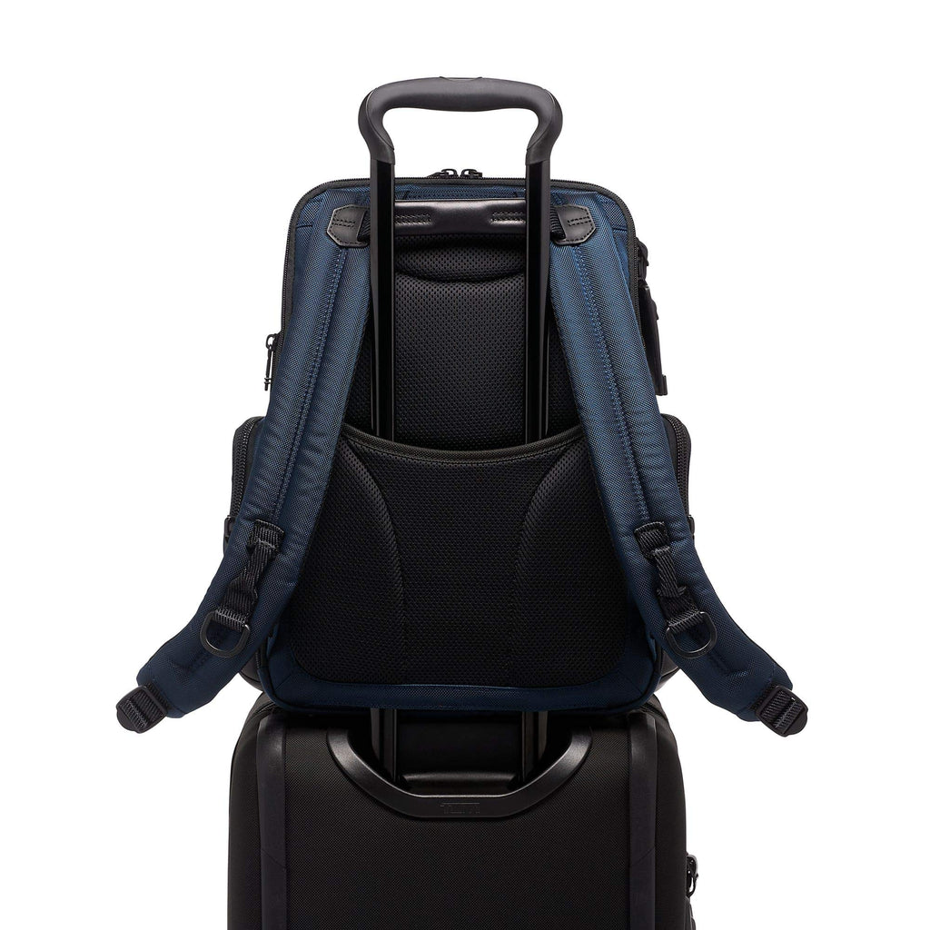 TUMI - Alpha Bravo Nathan Laptop Backpack - 15 Inch Computer Bag for Men and Women - Navy - backpacks4less.com