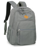 Abshoo Classical Basic Womens Travel Backpack For College Men Water Resistant Bookbag (Grey) - backpacks4less.com