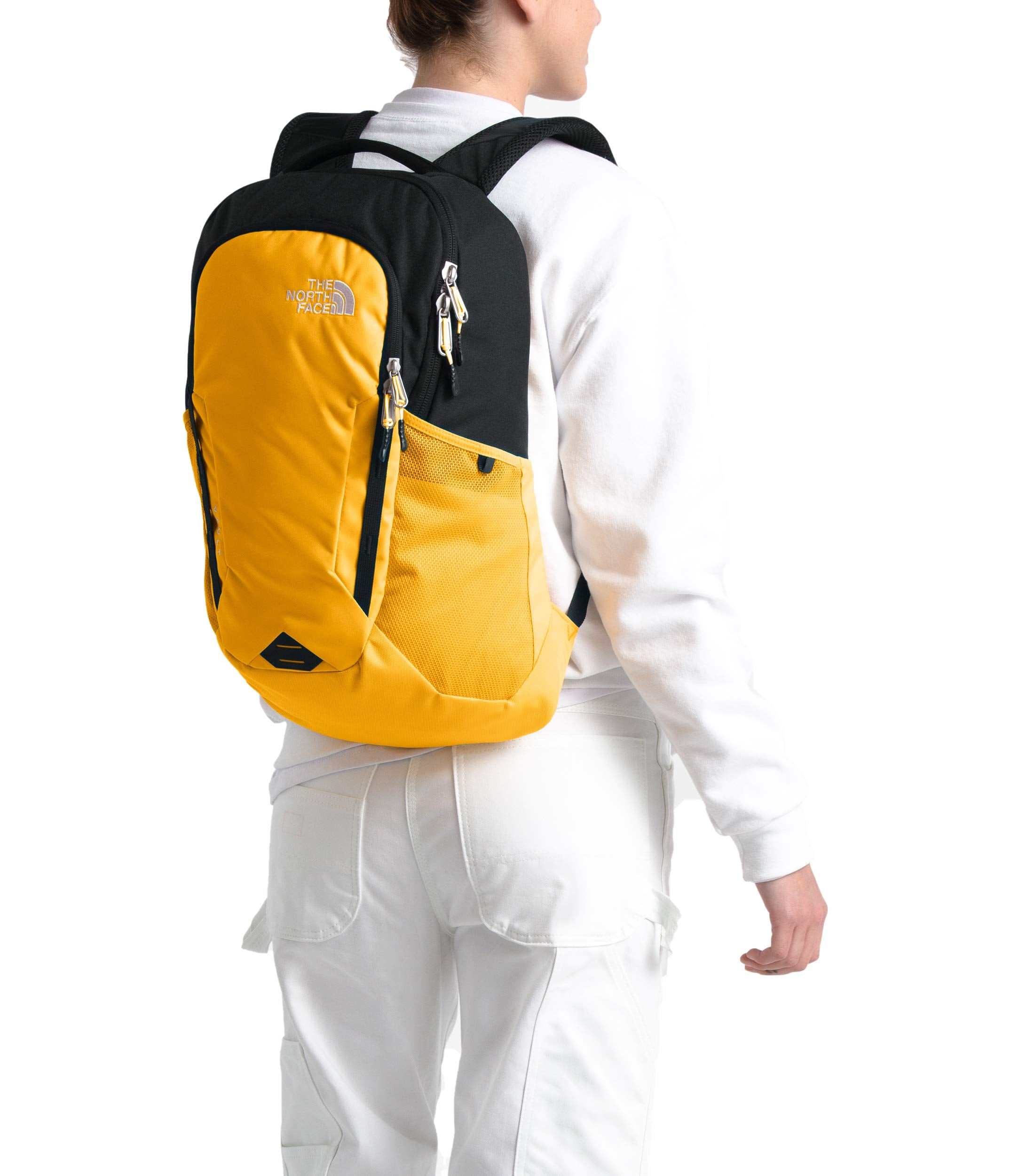 halfgeleider Beukende Toeschouwer The North Face Vault Backpack, TNF Yellow/TNF Black, One Size–  backpacks4less.com
