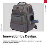 TUMI - Alpha 3 Brief Pack - 15 Inch Computer Backpack for Men and Women - Anthracite - backpacks4less.com