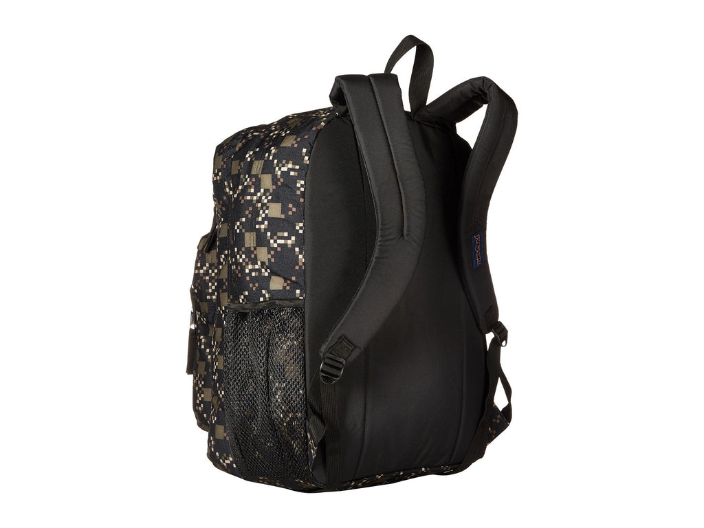 jansport backpack silver green black JanSport Big Student Backpack, Green Machine Digi Cube