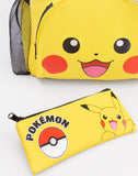 Pokemon Pikachu Backpack Set 4 Piece Lunch Box Water Bottle Pencil Case Set Yellow