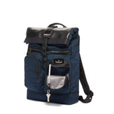TUMI - Alpha Bravo London Roll Top Laptop Backpack - 15 Inch Computer Bag for Men and Women - Navy - backpacks4less.com