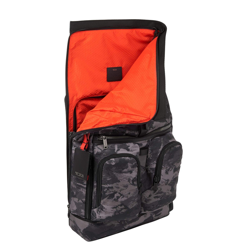 tumi backpack restoration Tumi Men's Alpha Bravo London Roll Top Backpack, Charcoal Restoration, One Size