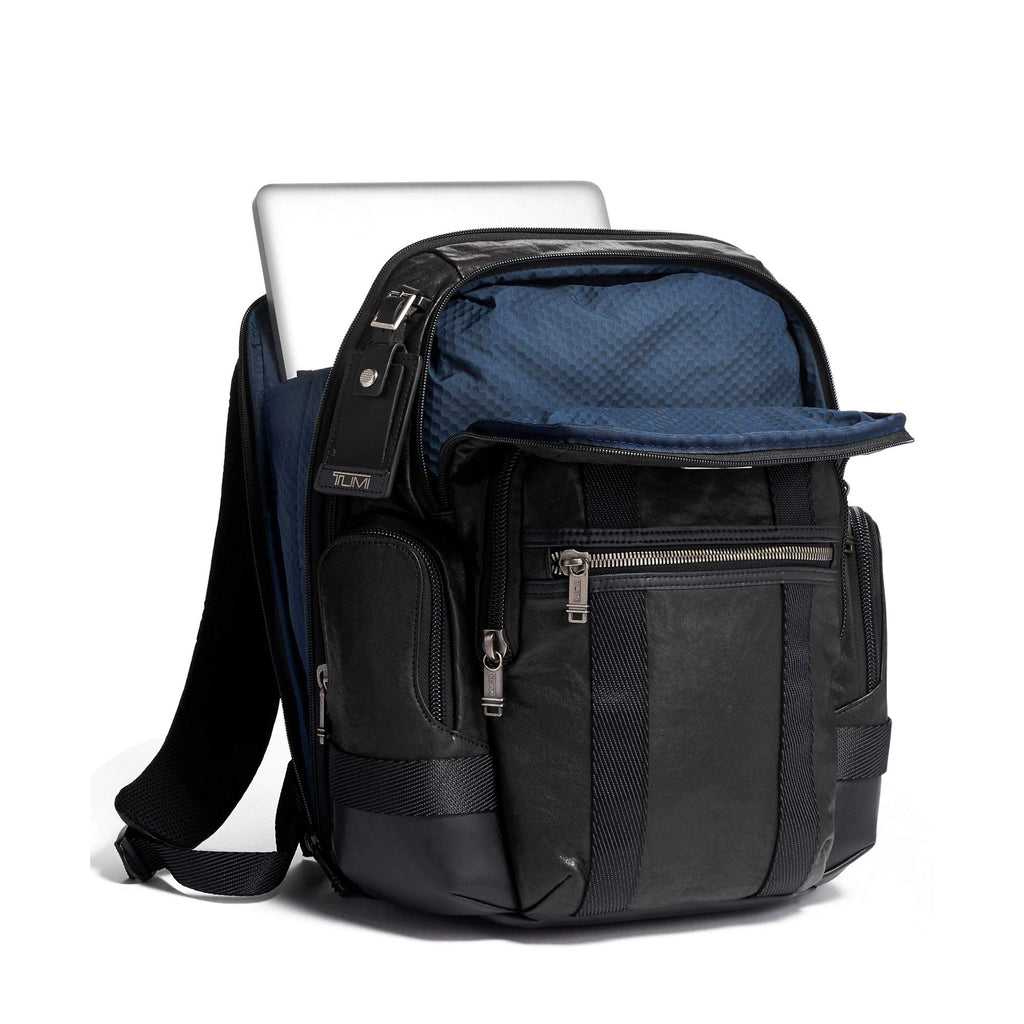 bravo leather backpack TUMI - Alpha Search - Laptop Backpack for Men & Women - Backpack for Work & Travel - 17.0" X 14.0" X 8.3" - Black and for travels that take you further Tumi Alpha Bravo Navigation Backpack
