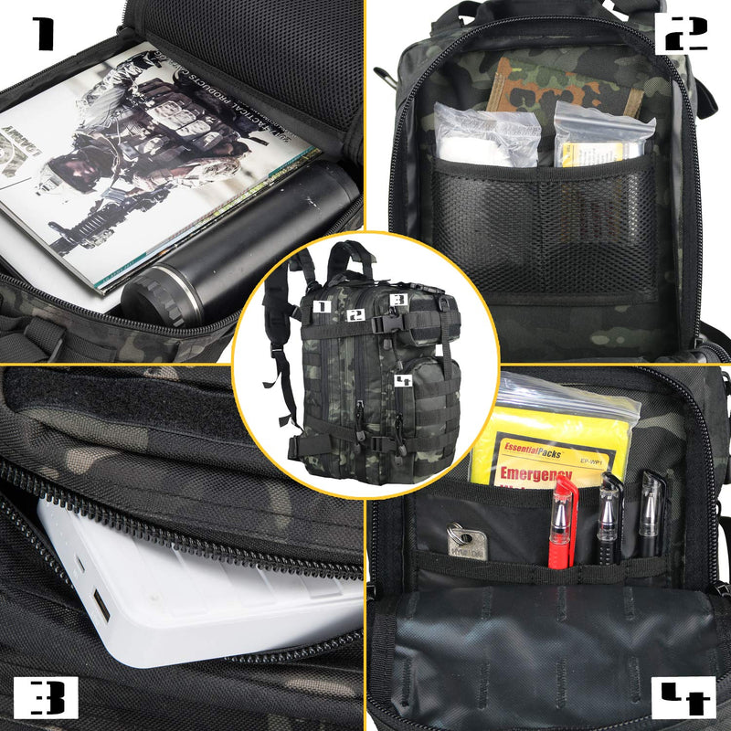 Small Military Tactical Backpack 30L Assault Backpack Tactical Bag - backpacks4less.com