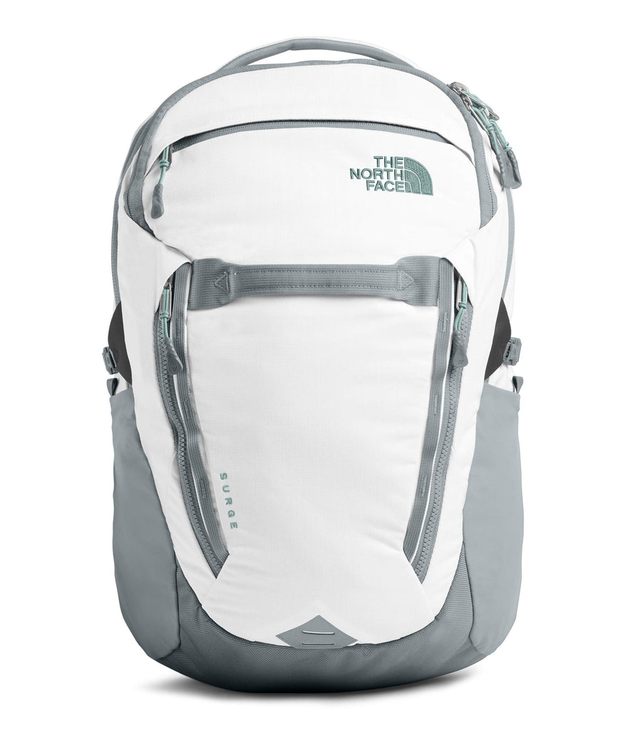 dimensions of north face surge backpack The North Face Women's Surge Backpack, TNF White Light Directional Heather/Mid Grey, One Size