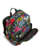 Vera Bradley Women's Campus Tech Backpack, Signature Cotton (Falling Flowers) - backpacks4less.com