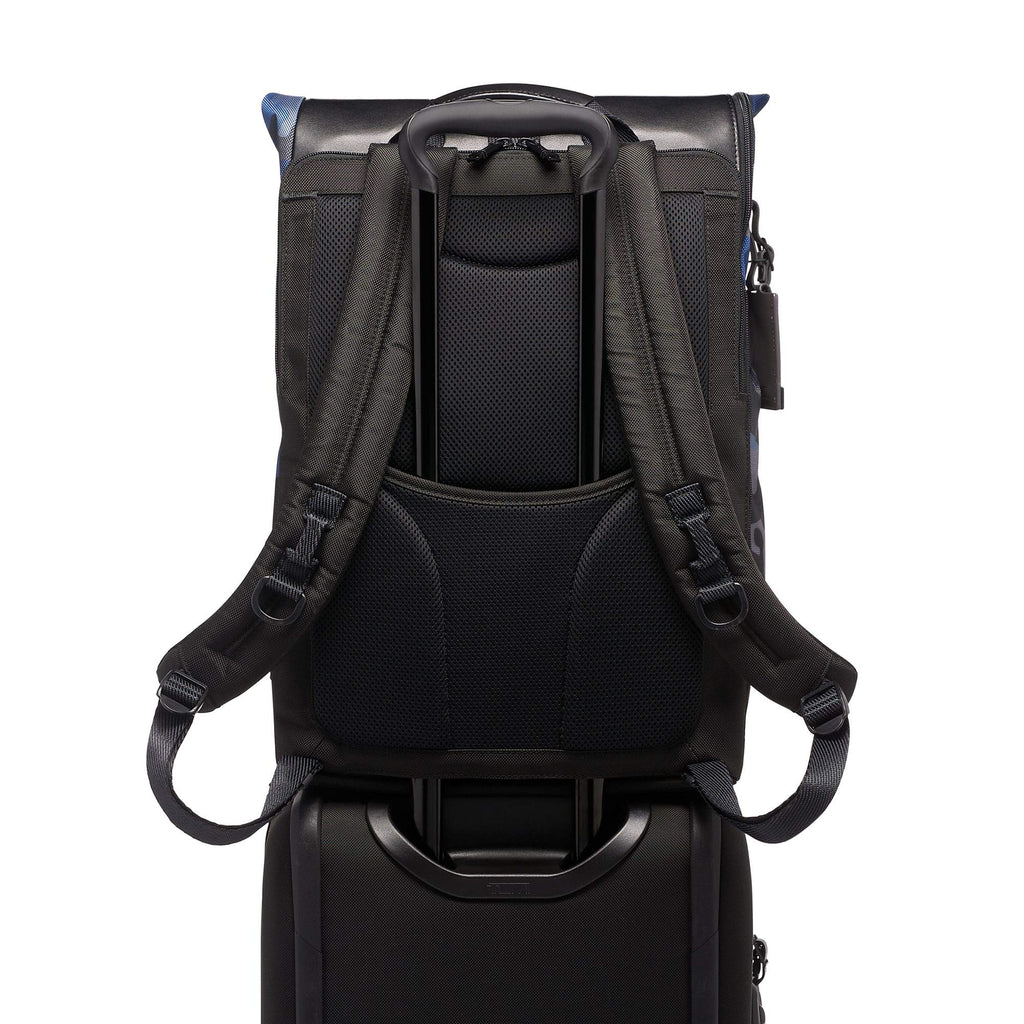 lance backpack tumi TUMI - Alpha Bravo London Roll Top Laptop Backpack - 15 Inch Computer Bag for Men and Women