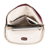 Travelon Anti-theft Signature Slim Backpack, Ruby - backpacks4less.com