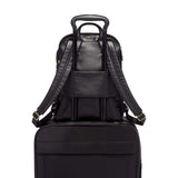 TUMI - Voyageur Hartford Leather Laptop Backpack - 13 Inch Computer Bag For Women - Black - backpacks4less.com