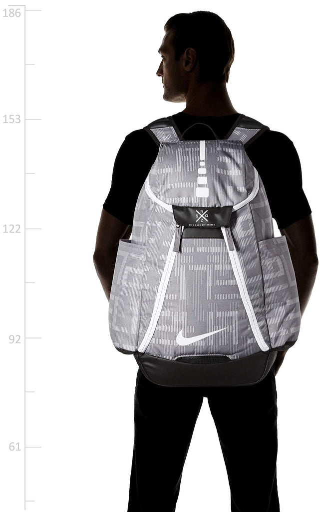 black nike elite max air basketball backpack Nike Hoops Elite Max Air Basketball Backpack Gunsmoke/Black/White