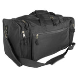 Dalix 20 Inch Sports Duffle Bag with Mesh and Valuables Pockets, Black - backpacks4less.com