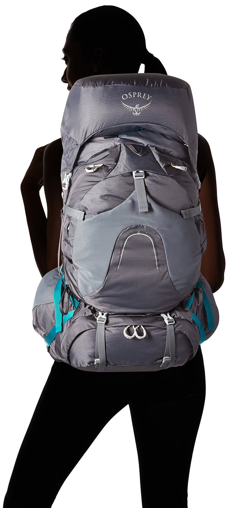 Osprey Packs Pack Aura Ag 65 Backpack, Vestal Grey, Small - backpacks4less.com