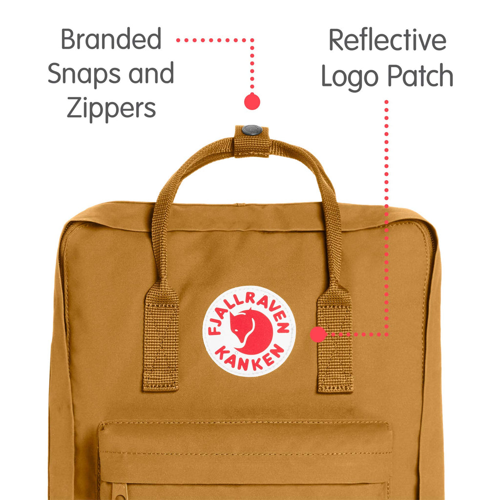 acorn fjllrven kanken Knken Acorn/Ox Red One Size Kanken Mini Backpack Kanken Classic