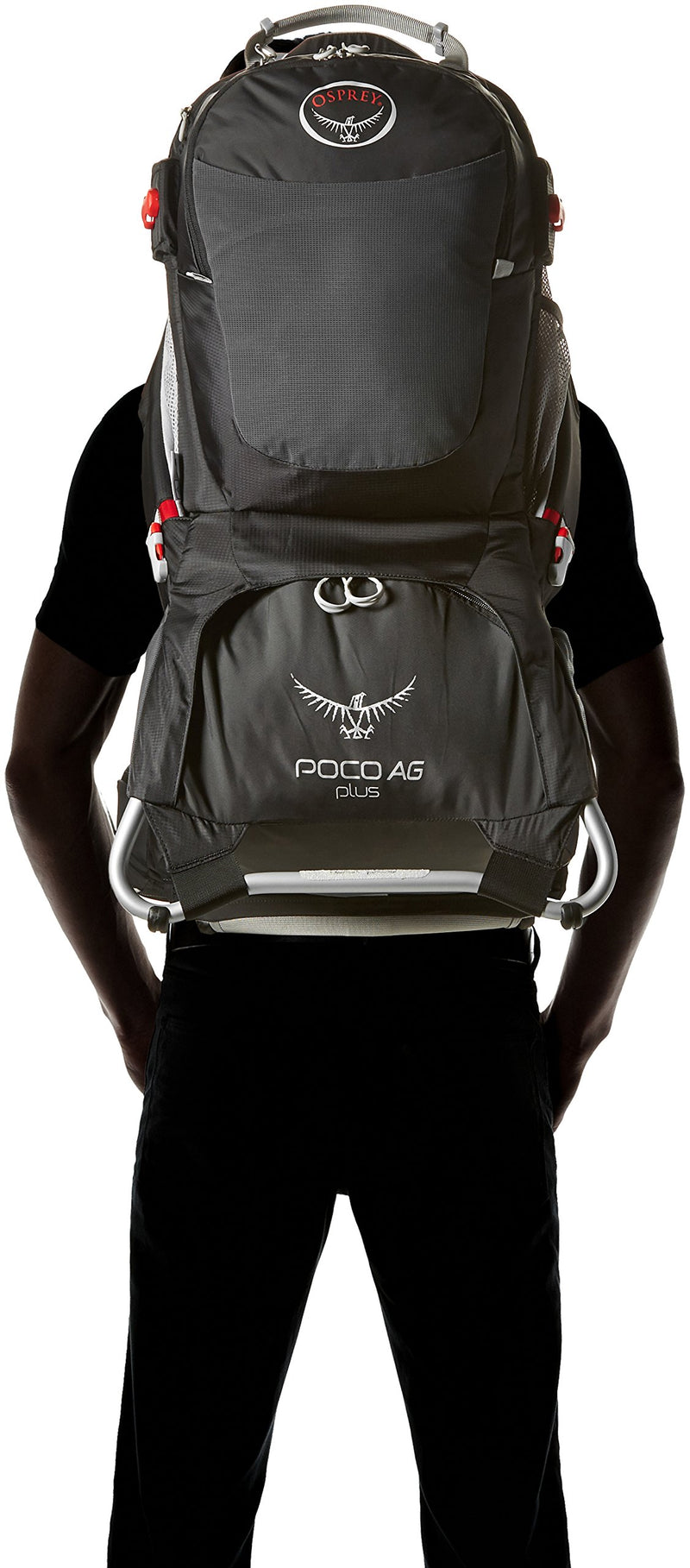 Osprey Packs Poco AG Plus Child Carrier, Black - backpacks4less.com