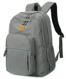 Abshoo Classical Basic Womens Travel Backpack For College Men Water Resistant Bookbag (Grey) - backpacks4less.com