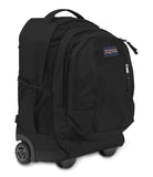 Jansport Driver 8 Core Series Wheeled Backpack, Black (Past Season) - backpacks4less.com