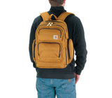 Carhartt Legacy Deluxe Work Backpack with 17-Inch Laptop Compartment, Carhartt Brown - backpacks4less.com