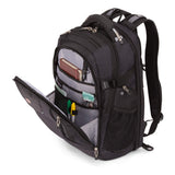 SwissGear 5358 USB ScanSmart Laptop Backpack. Abrasion-Resistant & Travel-Friendly Laptop Backpack with TSA lock exclusive bundle. (Heather Gray) - backpacks4less.com