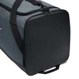 NIKE Brasilia Training Duffel Bag, Flint Grey/Black/White, Large - backpacks4less.com