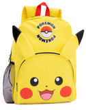 Pokemon Pikachu Backpack Set 4 Piece Lunch Box Water Bottle Pencil Case Set Yellow